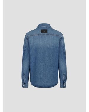 Givenchy Casual Shirt With Pocket - Blue