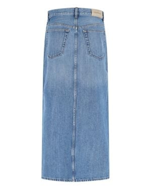 Givenchy Waist With Loops Mini Skirt - Blue