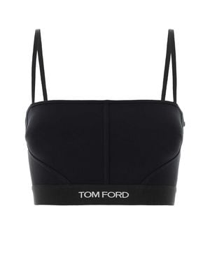 Tom Ford Stretch Modal Bra - Black