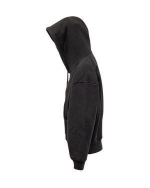 Off-White c/o Virgil Abloh Comfortable Sweatshirt With Ribbed Details - Black