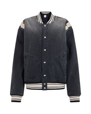 Rhude Denim Bomber Jacket - Black