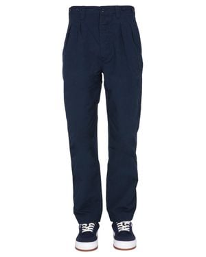 Nigel Cabourn Oversize Fit Pants - Blue