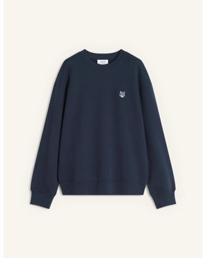 Maison Kitsuné Comfortable Fox Graphic T-Shirt - Blue