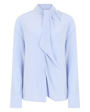 Victoria Beckham Silk Blouse - Blue