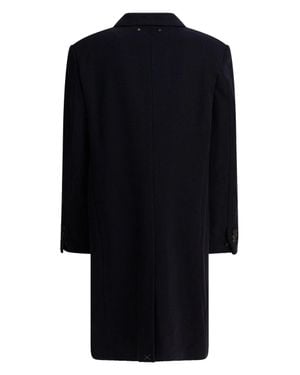 Golden Goose Single-Breasted Wool Coat - Black