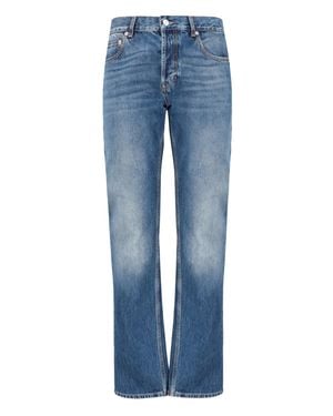 McQueen Straight-Leg Jeans - Blue