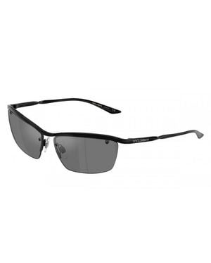Dolce & Gabbana Mirror Finish Sunglasses - Black