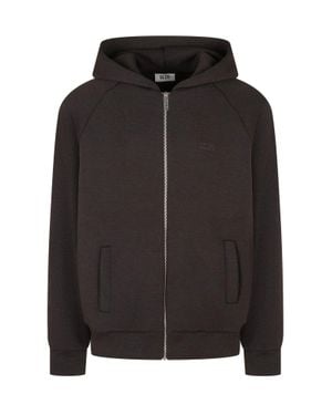 Gcds Band Logo Hooded Jacket - Black