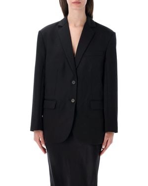 Anine Bing Chic Layered Jacket For - Black