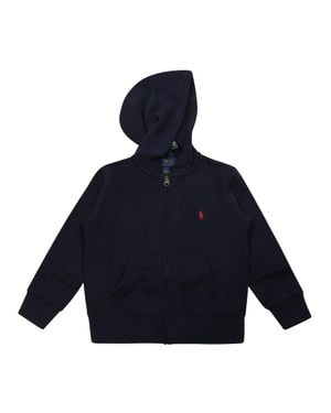 Polo Ralph Lauren Full Zip Hoodie With Front Pockets - Blue