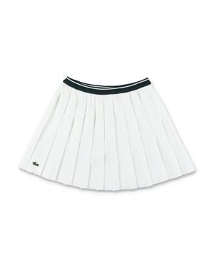 Lacoste Modern Take On Classic Tennis Mini Skirt - White