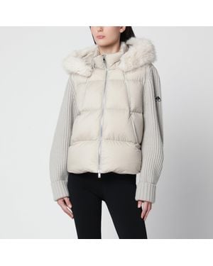 Moose Knuckles Alabaster Everest Down Jacket - Gray