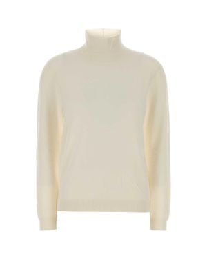 Weekend Knit Pullover Sweater - White