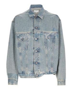 Maison Margiela Shirt With 100% Cotton Construction And Lined Pocket - Blue