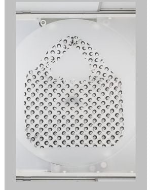 Marine Serre Mini Moon Print Tpu Shoulder Bag - Gray