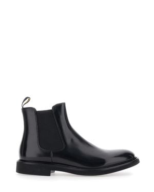 Doucal's Leather Chelsea Boots - Black