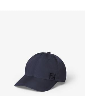 Fendi Cappello Da Baseball Con Logo - Blue