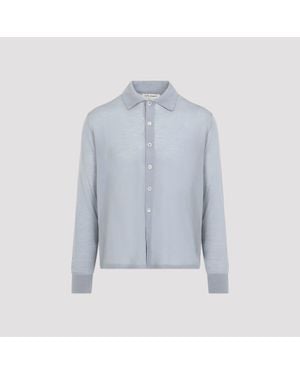 Our Legacy Merino Wool Cardigan - Blue