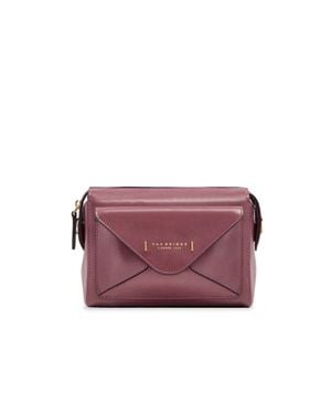 The Bridge Chic Mini Shoulderbag With Double Strap - Purple