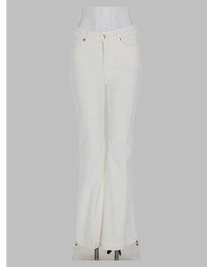 Nine:inthe:morning High-Waisted Straight-Leg Jeans - White
