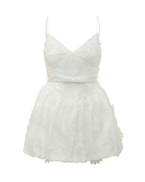 Self-Portrait Mini Suit - White