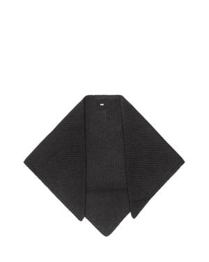 Studio Nicholson Triangle Knit Scarf - Black