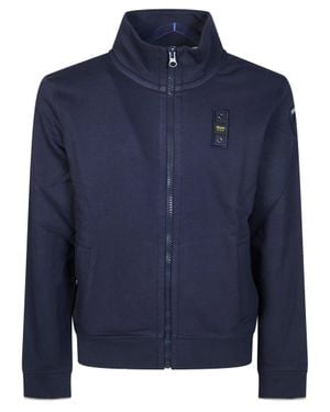 Blauer Full Zip Sweatshirt - Blue