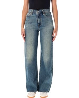 Levi's Ribcage High-Rise Wide-Leg Jeans - Blue