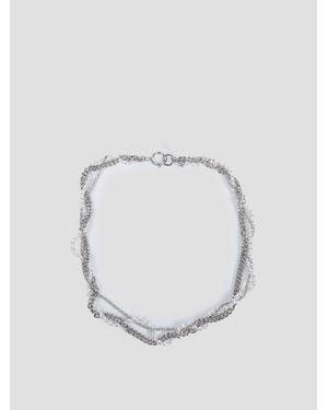 Justine Clenquet Yumi Mini Necklace - Blue