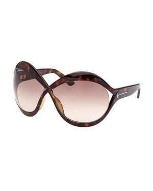 Tom Ford Ft0902 Sunglasses Dark Havana Gradient (S) - Brown