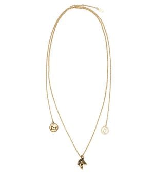 Chloé Metal Chloé Charms Necklace With Adjustable Fit (Min 76 Cm, Max 82 Cm) - White