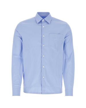 Prada Powder Poplin Shirt - Blue