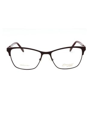 Emozioni Sleek Rectangular Eyeglasses For - Brown