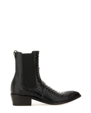 Tom Ford Leather Chelsea Boots - Black