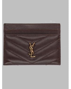 Saint Laurent Mini Wallet - Brown