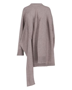 Niccolò Pasqualetti Wool-Cashmere Crewneck Sweater - Brown