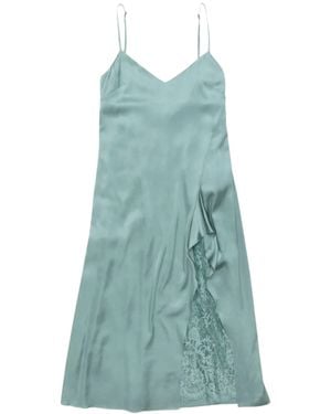 Acne Studios Satin Slip Dress - Blue