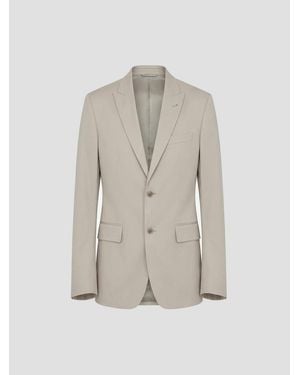 Rier Mini Wool Suit Jacket - Natural