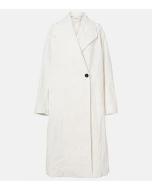 Rohe Oversized Crushed Cotton Jacket - White