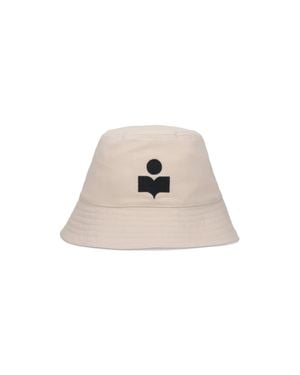Isabel Marant Lightweight Embroidered Cotton Sun Hat - White
