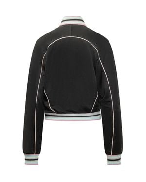 Off-White c/o Virgil Abloh Track Jacket With High Neck Zip - Black