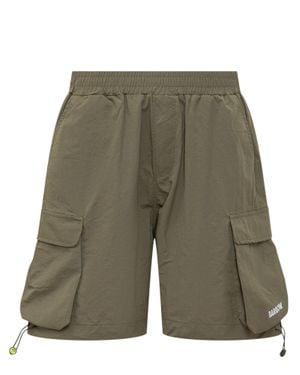 Barrow Cargo Pocket Mini Shorts - Green