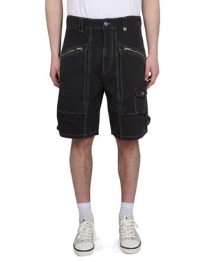 Isabel Marant Solid Shorts - Black