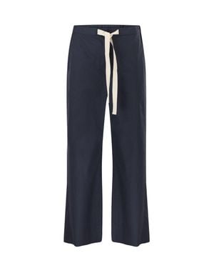 Max Mara Drawstring Pants - Blue