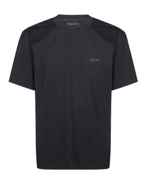 Y-3 Essential Regular Short Sleeve Tee For - Black