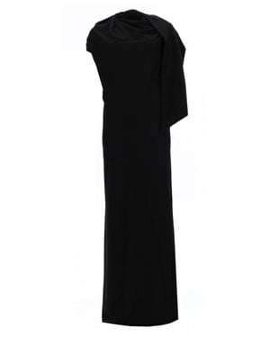THE GARMENT Long Dress With Scarf - Black