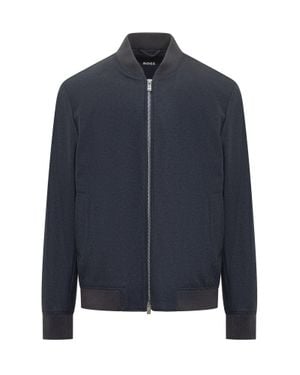 BOSS Stylish Zip-Up Jacket - Blue