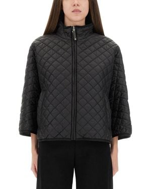 Max Mara S Max Mara The Cube Delfina Quilted Shell Jacket - Black