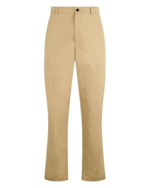 Burberry Regular Fit Pants - Natural