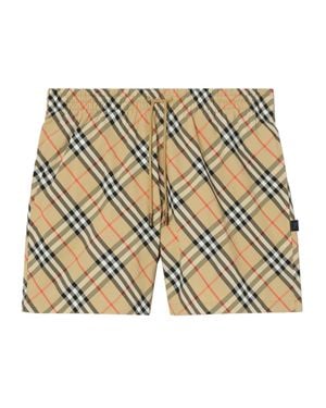 Burberry Classic Fit Drawcord With Signature Check - Metallic